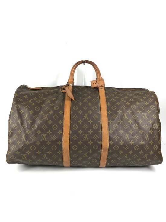 Louis Vuitton Handbags - Louis Vuitton Boston Bag Keepall 60 Vintage Monogram Canvas Brown